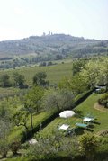 Zahrada a San Gimignano