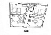 Apartmán 802 - Plánek