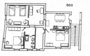 Apartmán 803 - Plánek